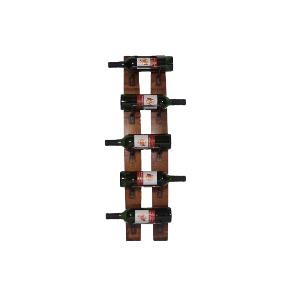 4100 - 5 Bottle Wall Rack