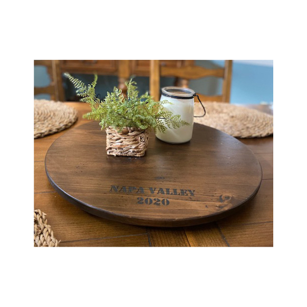 WV111P - Personalized Bistro Lazy Susan