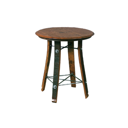 158 - 24" Barrel Top Side Table