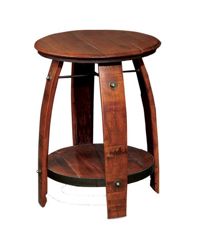 819-Barrel Side Table