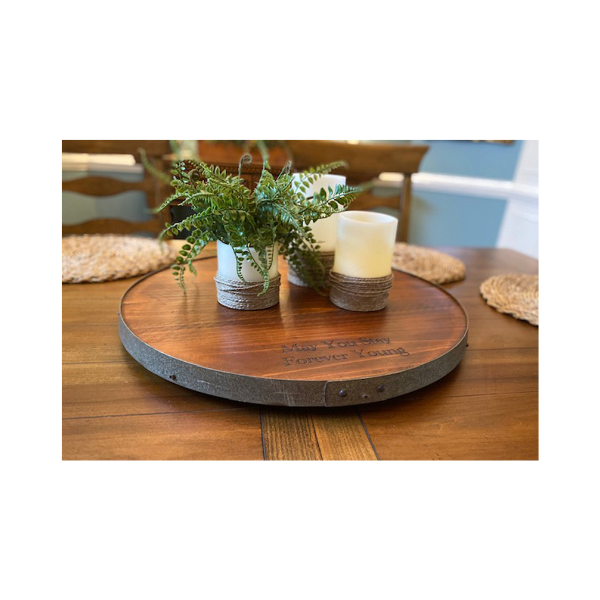 180P - Personalized Raised Ring Lazy Susan