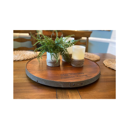 180P - Personalized Raised Ring Lazy Susan