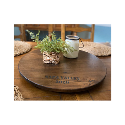 WV111P - Personalized Bistro Lazy Susan